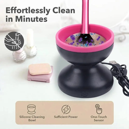 Portable USB Makeup Brush Cleaner Machine