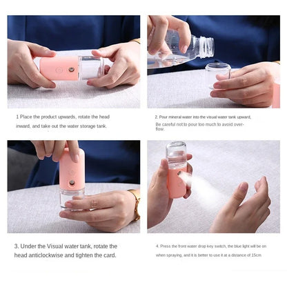 Mini Portable Humidifier Facial Beauty Spray