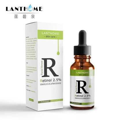 Lanthome 10ml Retinol 2.5% Vitamin C / A Facial Anti Wrinkle Serum