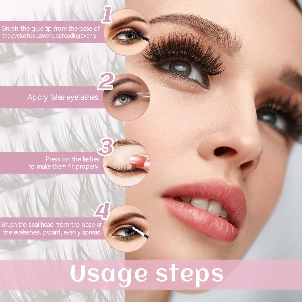 DIY Lashes Extension Kit 360Pcs