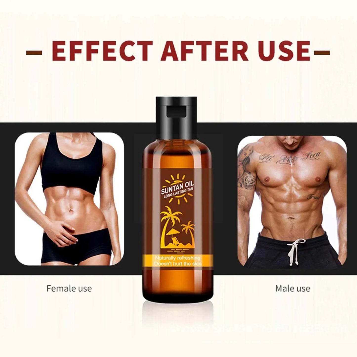 Body Bronzer Self-tanning Oil