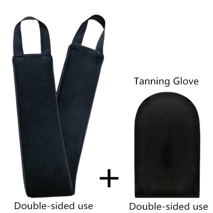 2pcs Self Applicator Tanning Glove Mitt and Back Pad