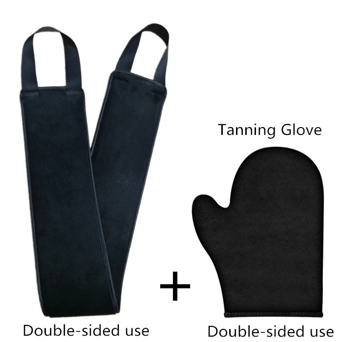 2pcs Self Applicator Tanning Glove Mitt and Back Pad